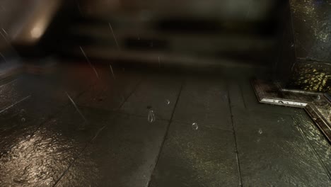 Urban-Scene-at-Rainy-Night